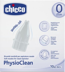CHICCO PHYSIO CLEAN ANT/KA ANAR.NOSE 10 PCS. 04982
