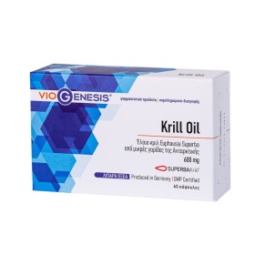 VIOGENESIS Krill Oil 60 Κάψουλες