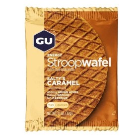 Gu Energy Stroopwafel Saltys Caramel  Ενεργειακή Βάφλα με Γεύση Αλατισμένης Καραμέλας 32g