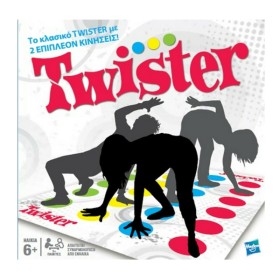 HASBRO Twister Επιτραπέζιο Παιχνίδι με 2 Επιπλέον Κινήσεις για 2+ Παίκτες για 6+ Ετών