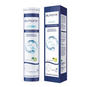 Almora Plus Hydro Ηλεκτρολύτες για Ενυδάτωση Οργανισμού & Ενίσχυση Ανοσοποιητικού με Λεμόνι 20 Αναβράζοντα Δισκία