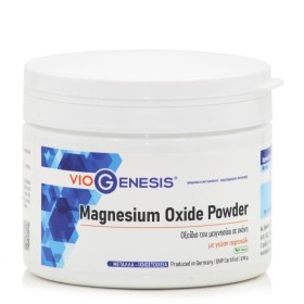VIOGENESIS Magnesium Oxide Powder Orange Flavour Οξείδιο Μαγνησίου 230g