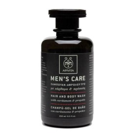 APIVITA Mens Care Men's Shampoo - Shower Gel with Cardamom & Propolis 250ml
