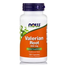 NOW Valerian Root 500mg Valerian Supplement for Anxiety & Insomnia 100 Capsules