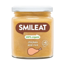 Smileat Organic Βρεφικό Γεύμα με Κοτόπουλο & Ρύζι από 6m+ 230g Smileat Organic Βρεφικό Γεύμα με Κοτόπουλο & Ρύζι από 6m+ 230g