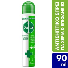 Dettol Αντισηπτικό Σπρέι για Χέρια & Επιφάνειες 90ml Dettol Αντισηπτικό Σπρέι για Χέρια & Επιφάνειες 90ml