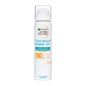 GARNIER Ambre Solaire Over Make Up SPF50 Face Sunscreen Mist with Hyaluronic Acid 75ml
