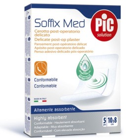 Pic Solution Soffix Med Αυτοκόλλητο Μετεγχειρητικό Επίθεμα 10cm X 8cm 5 Τεμάχια Pic Solution Soffix Med Αυτοκόλλητο Μετεγχειρητικό Επίθεμα 10cm X 8cm 5 Τεμάχια
