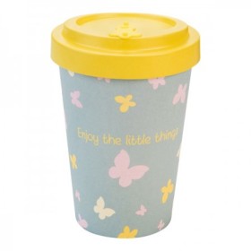 WELL BY WOODWAY Κούπα Μπαμπού Butterflies 400ml