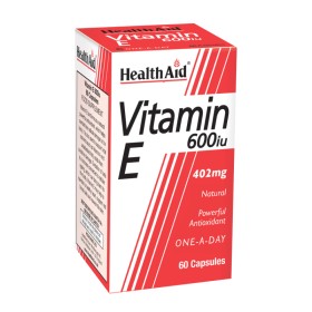 Health Aid Vitamin E 600iu Natural Συμπλήρωμα με Βιταμίνη Ε για Ενίσχυση Ανοσοποιητικού & Καρδιαγγειακού Συστήματος 60 Κάψουλες Health Aid Vitamin E 600iu Natural Συμπλήρωμα με Βιταμίνη Ε για Ενίσχυση Ανοσοποιητικού & Καρδιαγγειακού Συστήματος 60 Κάψουλες