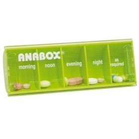Anabox Ημερήσια θήκη Xαπιών 5 θέσεων, σε 8 χρώματα