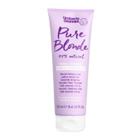 Umberto Giannini  Pure Blonde 97% Natural Tone Brightening Purple Conditioner Μαλλακτική Μαλλιών για Ξανθά Μαλλιά 250ml