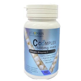 Vitamain C-Complex Male 1500mg Ενίσχυση Ανοσοποιητικού 60 Κάψουλες