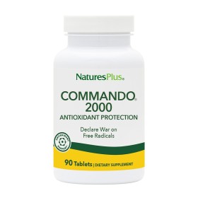 Natures Plus Commando 2000 Συμπλήρωμα για Ισχυρή Αντιοξειδωτική Προστασία 90 Ταμπλέτες