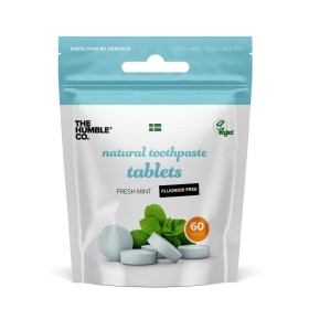 THE HUMBLE CO Natural Toothpaste Tabs Toothpaste in Tablets Without Fluoride Mint Flavor 60 Tablets