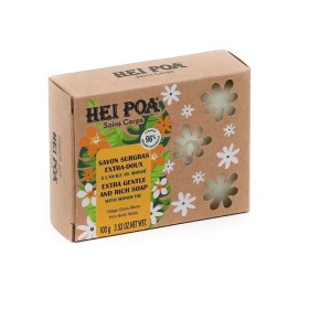 Hei Poa Savon Surgras Extra-Doux With Monoi Oil 100g
