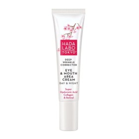 Hada Labo Tokyo Deep Wrinkle Corrector Eye & Mouth Area Cream Αντιρυτιδική Κρέμα Mατιών & Xειλιών 15ml