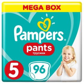 PAMPERS Pants Πάνες Βρακάκι No 5 Mega Pack (12-17kg) 96τεμ