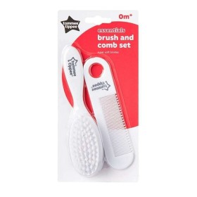 Tommee Tippee Essentials Baby Set Brush & Comb Σετ Bούρτσα & Xτένα για Μωράκια 1 Τεμάχιο