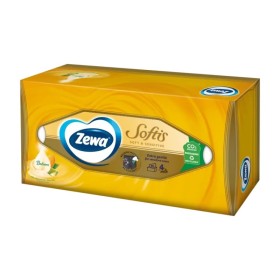Zewa Softis Soft & Sensitive 80 Επιτραπέζια Χαρτομάντηλα 3 Φύλλων 1 Τεμάχιο Zewa Softis Soft & Sensitive 80 Επιτραπέζια Χαρτομάντηλα 3 Φύλλων 1 Τεμάχιο