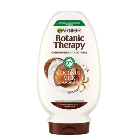 GARNIER Botanic Therapy Coconut Milk & Macadamia Conditioner Μαλακτική Κρέμα Θρέψης για Αφυδατωμένα προς Ξηρά Μαλλιά 200ml