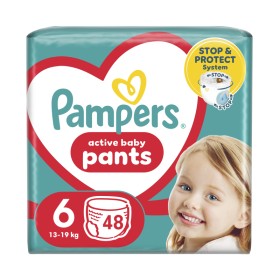 Pampers Active Baby Pants Μέγεθος 6 (13-19kg) Πάνες Βρακάκι 48 Τεμάχια