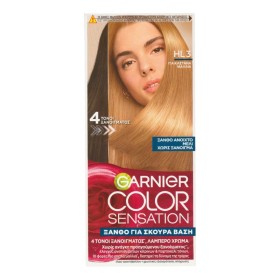 Garnier Color Sensation Hair Color Kit Βαφή Μαλλιών HL3 Ξανθό Ανοιχτό Μέλι 1 Τεμάχιο