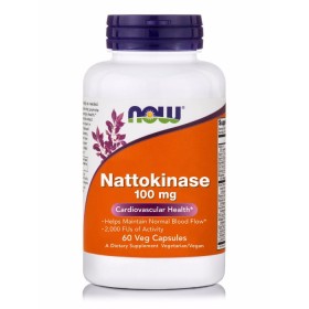 NOW Nattokinase 100mg Cardiac Support Supplement 60 Softgels