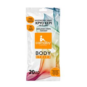 Carnaby Body Strips Ταινίες Αποτρίχωσης Κρύου Κεριού 20 Τεμάχια