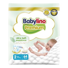 Babylino Premium Ultra Soft Nο2 Βρεφικές Πάνες Mini 3-6kg 64 Τεμάχια