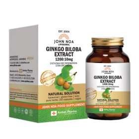 John Noa Ginkgo Biloba Extract 1200:10 mg 30 Κάψουλες John Noa Ginkgo Biloba Extract 1200:10 mg 30 Κάψουλες
