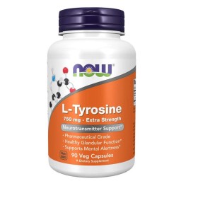 Now L-Tyrosine 750mg 90 Κάψουλες
