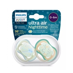 Philips Avent Ultra Air Nighttime Πιπίλες Σιλικόνης Αστέρι & Κουκουβάγια 0-6m 2 Τεμάχια (Scf376/18) Philips Avent Ultra Air Nighttime Πιπίλες Σιλικόνης Αστέρι & Κουκουβάγια 0-6m 2 Τεμάχια (Scf376/18)