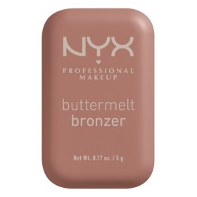 NYX  PROFESSIONAL MAKE UP Buttermelt Bronzer Powder Bronzer Deserve Butta 03 Καφέ 5g