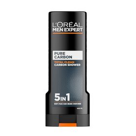 Loreal Men Expert Pure Carbon 5 In 1 Αφρόλουτρο & Σαμπουάν για Άνδρες 400ml