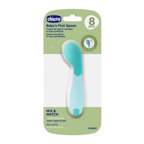 Chicco Babys First Spoon Κουτάλι Σιλικόνης για Βρέφη από 8m+ Βεραμάν 1 Τεμάχιο Chicco Babys First Spoon Κουτάλι Σιλικόνης για Βρέφη από 8m+ Βεραμάν 1 Τεμάχιο