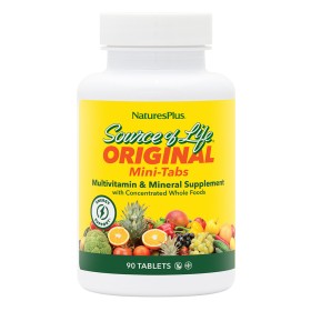 Natures Plus Source Of Life Multi-Vitamin & Mineral Supplement Φόρμουλα για Άμεση Τόνωση 90 Mίνι Ταμπλέτες