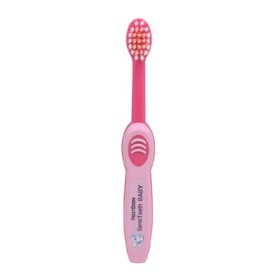 Frezyderm SensiTeeth Baby Toothbrush Μαλακή Οδοντόβουρτσα για Μωρά Pink 1 Τεμάχιο
