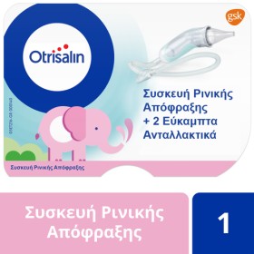OTRISALIN Nasal Obstruction Device with 2 Spare Parts