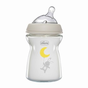 Chicco Natural Feeling Γυάλινο Μπιμπερό κατά των Κολικών με Θηλή Σιλικόνης για 0m+ 250ml Chicco Natural Feeling Γυάλινο Μπιμπερό κατά των Κολικών με Θηλή Σιλικόνης για 0m+ 250ml