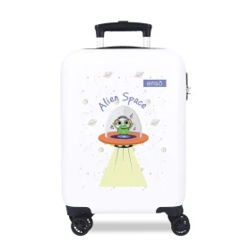 Joumma Bags Παιδική Βαλίτσα Καμπίνας 50x33x20 Enso Alien Space Blanco 1 Τεμάχιο