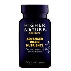 HIGHER NATURE Brain Nutrients Συμπλήρωμα για Ενίσχυση της Μνήμης 90 Tαμπλέτες