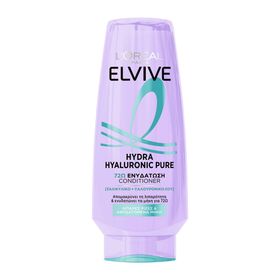 Loreal Elvive Hydra Hyaluronic Pure Conditioner Μαλακτική Κρέμα Μαλλιών 300ml Loreal Elvive Hydra Hyaluronic Pure Conditioner Μαλακτική Κρέμα Μαλλιών 300ml