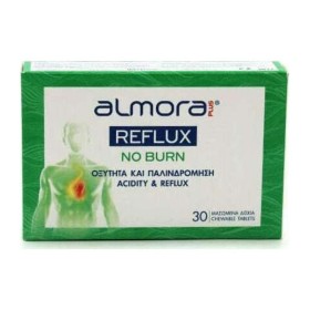 ALMORA Plus Reflux No Burn Acidity & Reflux 30 Chewable Tablets