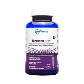 MY ELEMENTS Dream On Συμπλήρωμα Διατροφής για τη Βελτίωση της Ποιότητας Ύπνου 60 Φυτοκάψουλες