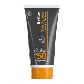 Frezyderm Active Sun Screen 3in1 Innovative Skin Matrix Sensitive Face-Body Spf50 Αντηλιακή Κρέμα Προσώπου & Σώματος για Ευαίσθητες Επιδερμίδες 150ml Frezyderm Active Sun Screen 3in1 Innovative Skin Matrix Sensitive Face-Body Spf50 Αντηλιακή Κρέμα Προσώπου & Σώματος για Ευαίσθητες Επιδερμίδες 150ml