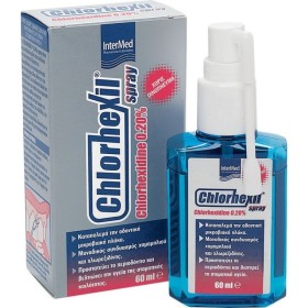 INTERMED Chlorexil 0.20% Spray Στοματικό Διάλυμα κατά της Πλάκας 60ml