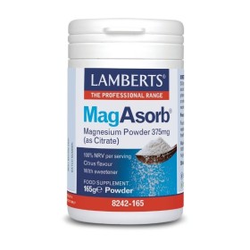 LAMBERTS MagAsorb Powder 375mg Magnesium Supplement 165g