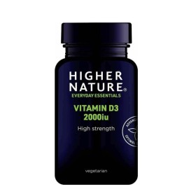 HIGHER NATURE Vitamin D3 2000iu 60 Capsules