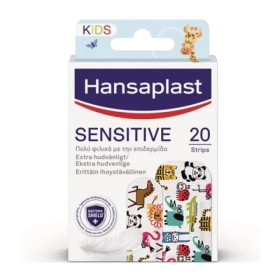 Hansaplast Kids Sensitive Animals Αυτοκόλλητα Επιθέματα για Παιδιά με Ζωάκια σε 2 Μεγέθη 20 Τεμάχια